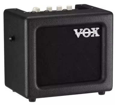 Усилитель для моделирования гитары VOX BK Black Идеально подходит для домашних занятий и уличного использования, микрофон на батарейках, наушники MP3 3 Вт MINI3-G2 Портативный, активный, с входом, чёрный