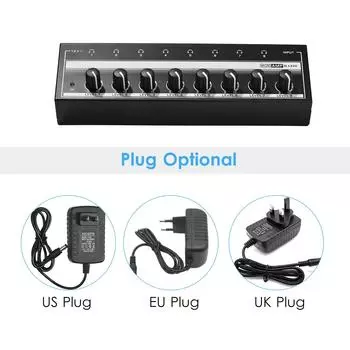 Усилитель для наушников HA800 Аудиоусилитель. Ультракомпактный 8-канальный мини-аудио стереомикрофон с усилителем. EU Plug