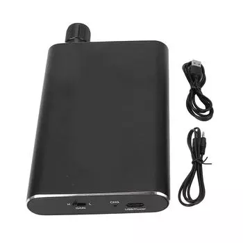 Усилитель для наушников HiFi, портативный усилитель для наушников, усилитель сабвуфера AUX, малошумящий, 2-х каскадный, усиление