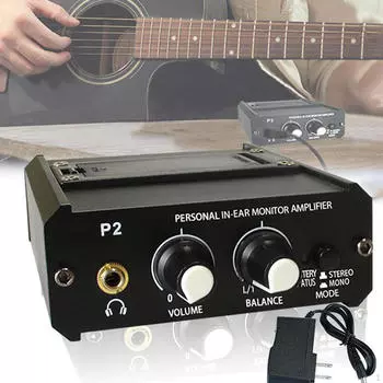 Усилитель для наушников Металлический стерео аудио 2 канала Премиум Предварительный усилитель Приемник Мини Наушники