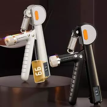 Усилитель для ручного захвата, регулируемый захват для пальцев, портативное оборудование для тренировки запястий для силовых тренировок пальцев рук белый