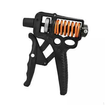 Усилитель для рук, регулируемый силовой тренажер для тренировок в домашнем спортзале, тренажер для пальцев Black Orange