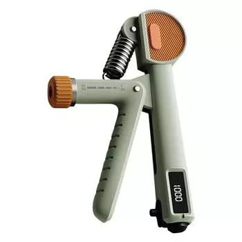 Усилитель хвата для рук, эспандер для пальцев со стойкой для фитнеса в спортзале (белый)