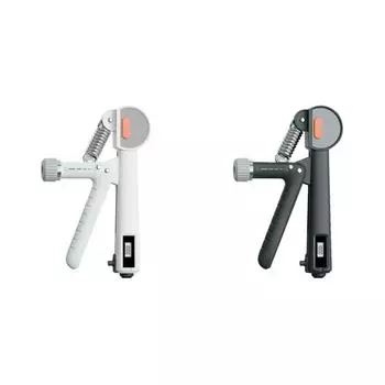 Усилитель хвата для рук, эспандер для пальцев со стойкой для фитнеса в спортзале (белый)