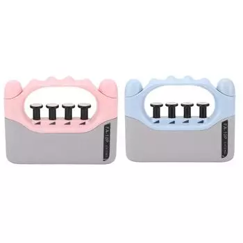 Усилитель хвата, регулируемый портативный усилитель ручек, усилитель пальцев, кистевой тренажер Pink