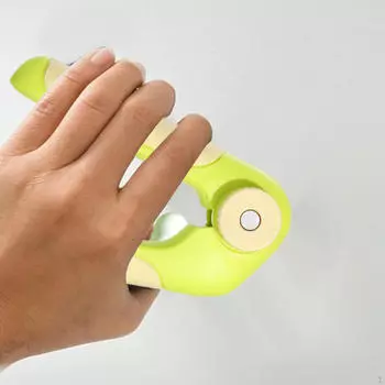 Усилитель хвата руки, ручки для силовых тренировок, тренажеры, регулируемые предплечья зелёный