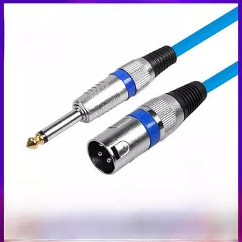 Усилитель Микшер: 6,5 мм - XLR микрофонный кабель-адаптер для подключения динамика C type female connector; 0.5 meters