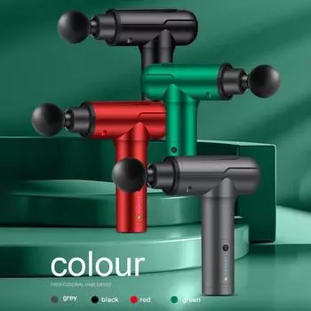 Усилитель мышечного массажного пистолета, электрический шейный фасциальный пистолет для массажа тела, релаксации, фитнеса, снятия боли, антистресс