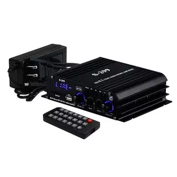 Усилитель объемного звучания 4 x 40 Вт RCA сабвуфер общего назначения небольшой усилитель карта воспроизведения совместима с Bluetooth компактный корпус канал управления звуком