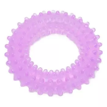 Усилитель пальцев Кольцевой дизайн Выступающий точечный дизайн Хорошая эластичность Реабилитационный захват для фиолетовый
