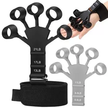 Усилитель пальцев, Тренажер силы захвата, Тренажер для пальцев с 3 уровнями сопротивления, Усилитель рук для силовых тренировок пациентов One Size