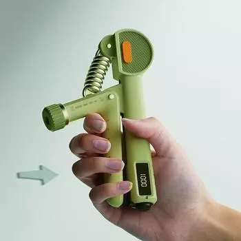 Усилитель предплечья Ручка Силовой тренажер Регулируемое сопротивление Наращивание мышц Усилитель запястья Ручка для подсчета рук A чёрный