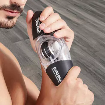 Усилитель предплечья с гироскопом, тренажер, прочный тренажер для тренировки запястий чёрный