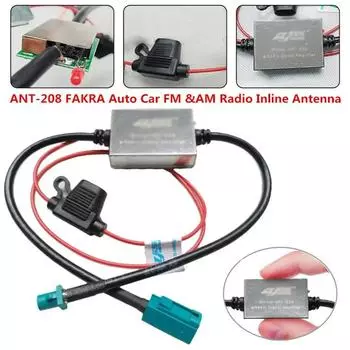 Усилитель сигнала антенны 5th ANT-208 автомобильный 12 В FM&AM радио встроенные антенны усилитель сигнала автомобильные внешние антенные усилители CHINA
