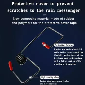 Усилитель стеклоочистителя автомобиля, пружинный универсальный интеллектуальный рычаг стеклоочистителя, резиновые дворники из сплава, пружинные автозаменяемые детали, инструменты 1PCS