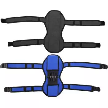 Усилитель защиты колена, накладки на суставы, восстанавливающий бандаж, пружинный усилитель колена, синий, 1 пара синий