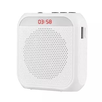 Усилитель звука Портативный перезаряжаемый мини-усилитель голоса Светодиодный дисплей с функцией записи микрофона