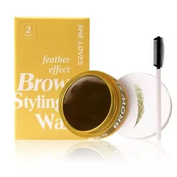 Усилители для бровей Воск для укладки бровей Водостойкий макияж для глаз и волос Прозрачный долговечный с кистью 3D эффект пера