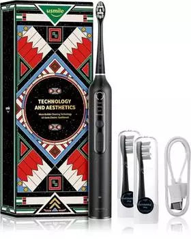 USMILE U3 Sonic Electric Toothbrush + 2 Replacement Heads TU прозрачный