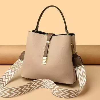 Усовершенствованная и универсальная новая сумка из мягкой кожи большой вместимости, сумка на одно плечо для женщин. Модная ручная сумка через плечо, на одно плечо.