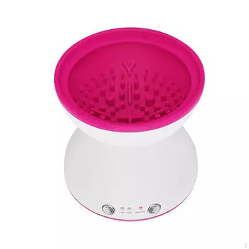 Усовершенствованная машина для чистки кистей для макияжа — профессиональный косметический инструмент белый