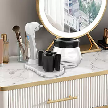 Усовершенствованная машина для очистки кистей для макияжа — эффективная и быстрая сушка белый