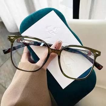 Усовершенствованная плоская линза TR90 с квадратной оправой — простая и тонкая, с оправой для близорукости.