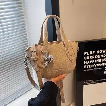 Усовершенствованная ручная сумка-ведро для женщин, новая простая модная сумка через плечо, модная универсальная повседневная женская сумка