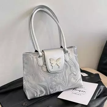 Усовершенствованная сумка большой вместимости для поездок на работу, новинка 2024 года, лето, новая модная и универсальная сумка на плечо для студентов, большая сумка