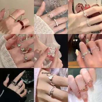 Усовершенствованное легкое роскошное регулируемое кольцо 2025 года для женщин - модное кольцо на указательный палец с оригинальным дизайном.
