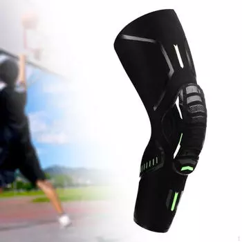 Усовершенствованное снаряжение для защиты коленей для активных людей S Black