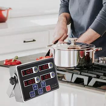 Усовершенствованный кухонный таймер с множеством функций для профессионального использования 4 Channels