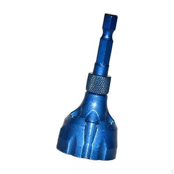 Усовершенствованный очиститель заусенцев из нержавеющей стали для безупречной полировки синий