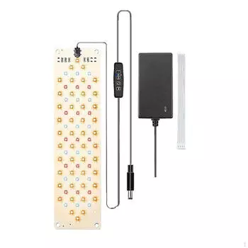 Усовершенствованный светодиодный светильник для роста растений с настраиваемым таймером для домашнего садоводства 1 Panel