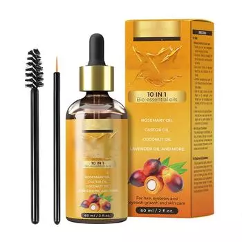 Успокаивает кожу головы, улучшает волосяные фолликулы, способствует росту волос, увлажняет и защищает волосы, 60 мл One Size