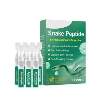 Успокаивающая и смягчающая ампула для кожи 7 шт./25 г Уход за кожей тела Травяной нежный уход Деликатный и удобный уход Surem 15 мл One Size