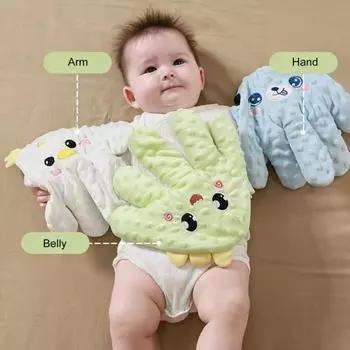 Успокаивающая игрушка для сна в виде ладошки для младенцев, автоматическая игрушка для сна в виде шлепка с дистанционным управлением, наполнитель из красных бобов, регулируемая скорость, помощь для успокоения и сна младенцев Little Duck