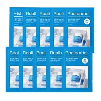 Успокаивающая крем-маска Real Barrier Aqua 30 мл, 1 упаковка, 10 шт.