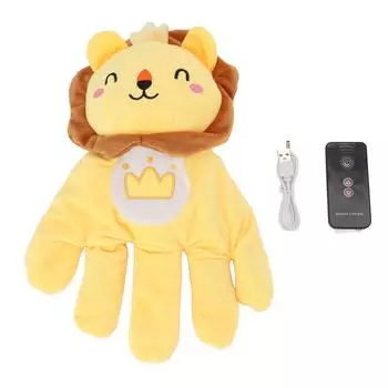 Успокаивающая ладошка для младенцев, мультяшная игрушка для сна, удобная детская скороговорка для сна