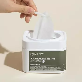 Успокаивающая маска CICA Houttuynia Tea Tree 400 г (30 шт.)