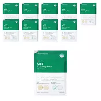 Успокаивающая маска Leaders Cica, 1 упаковка, 10 шт.