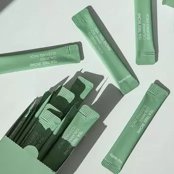 Успокаивающая ночная маска Tea Tree Biome 4 мл*20 шт.