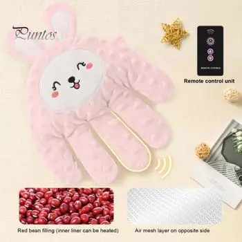 Успокаивающая подушка для младенцев с рисунком в виде ладони для колясок, автокресел, перчатка для предотвращения испуга, успокаивающая подушка для сна, электрическая успокаивающая подушка для младенцев синий