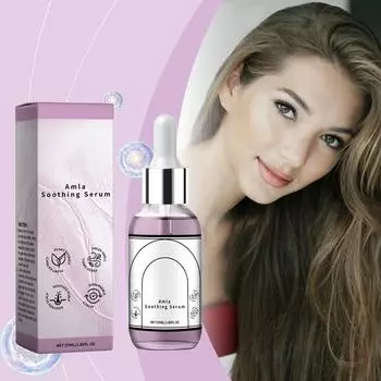 Успокаивающее масло для роста волос на коже головы питает кожу головы и способствует росту волос. Эссенция для здорового питания и ухода, 55 мл One size фиолетовый