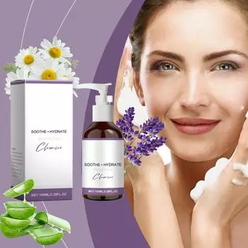 Успокаивающее очищающее средство Очищающее средство Очищает и питает лицо с помощью увлажняющего очищающего средства100 мл