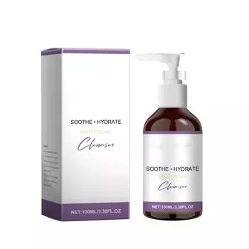 Успокаивающее очищающее средство Очищающее средство Очищает и питает лицо с помощью увлажняющего очищающего средства100 мл One Size