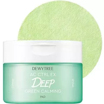 Успокаивающие подушечки Deweytree AC Control EX Deep Green, 60 шт., 1 шт.