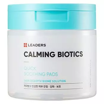 Успокаивающие подушечки Leaders Calming Biotics Quick 170 мл, 80 шт., 1 шт.