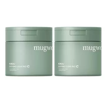 Успокаивающие прозрачные подушечки Kundal Mugwort, 60 карат, 2 шт.