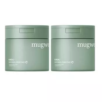 Успокаивающие прозрачные подушечки Kundal Mugwort, 60 карат, 2 шт.